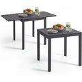 tavoli standard grigio acciaio inox resistente