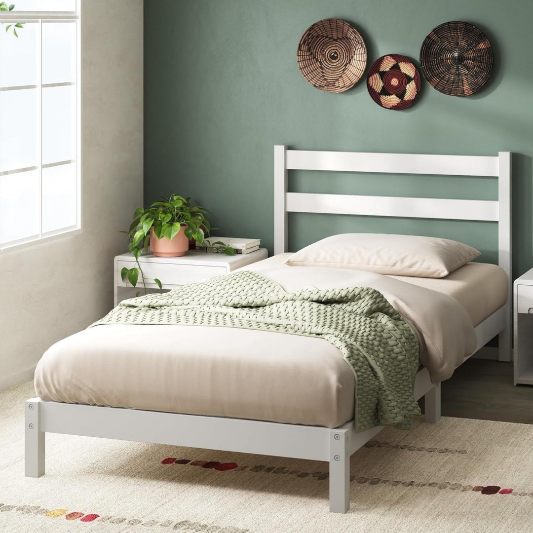 strutture letto bianco per singolo 2