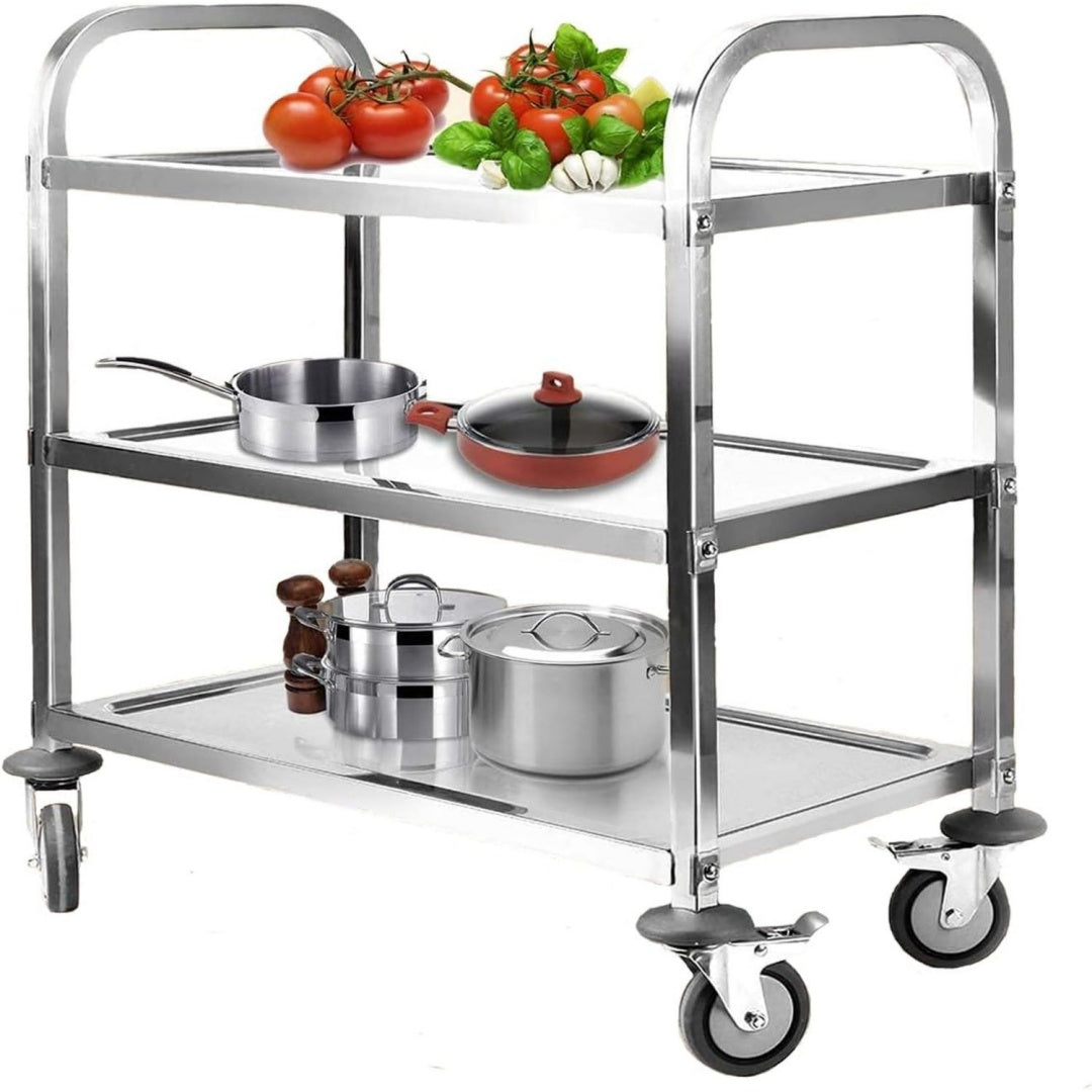 con ruote carrelli da portata acciaio inox